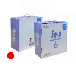 CAT.6 UTP 100M (빨강)