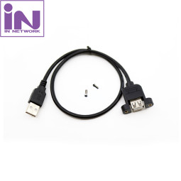 USB 2.0 연장 판넬 케이블 0.5M