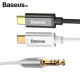 베이스어스 C타입 3.5mm AUX 스테레오 케이블 M01 (화이트)