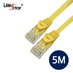 UTP 랜케이블 , CAT.5E DIRECT , 5M-Yellow