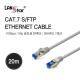 CAT.7 랜케이블, SSTP, 50u Gold, 20M,Grey