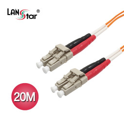 광케이블, 멀티모드(M／M), LC-LC, 20M 주황