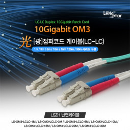 광점퍼코드, OM3 파랑 10G, LC-LC 3M