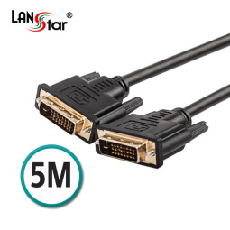 DVI케이블, 듀얼, DVI24＋1P, M／M, 5M