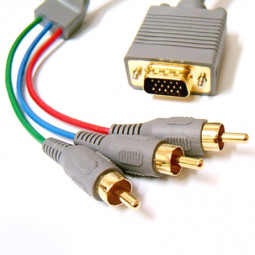 D[10310]RGB／3R케이블, HDB15P／M-3RCA／M, 15M 