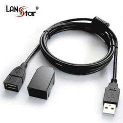 USB2.0연장케이블 A형M／F LOCK 5M