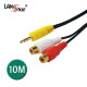 AV케이블 ,2RCA／F-3.5ST／M, 3pi, 10M
