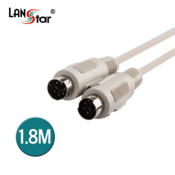 PS2키보드케이블 , DIN6P M／M 1.8M