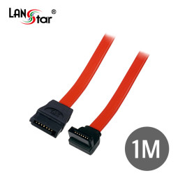 SATA케이블 , M／M, R／A RED, 1M
