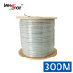 CAT.6A 케이블, SSTP, 10G, 27AWG, LSZH(난연), 연선, 300M, Grey