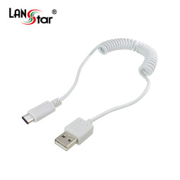 USB 3.1 C-Type 스프링케이블, 1.2M