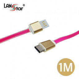 D[10863]USB 3.1 C타입 양면인식 충전 데이타케이블 골드메탈 양면 A/M-USB 3.1/M 1M