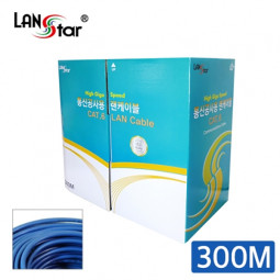 UTP 랜케이블 , CAT.6, BOX, 300M , Blue, BOA