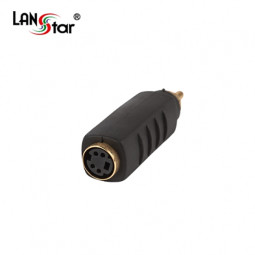 AV젠더Changer , SVHS 4P／F-1RCA／M