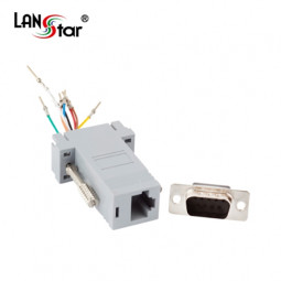 패시브 , RJ-45, 8P8C／F - DB9／M