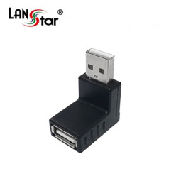 USB젠더Changer , A／M-A／F 꺽임 90도