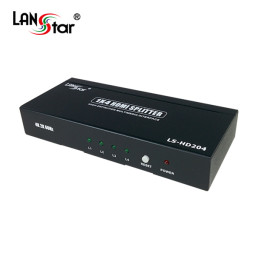 LS-HD204 HDMI 2.0 1:4 분배기 3D [UHD 4K*2K 60Hz 지원]
