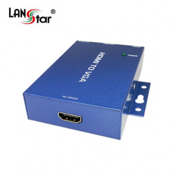 HDMI TO VGA 컨버터,BLUE, 오디오 지원