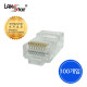 D[40662] 케이블 통과형 모듈러 콘넥터 8P8C, RJ45, CAT.5E, UTP