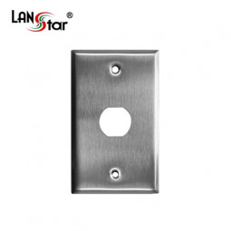 방수용,방수 공사 연결용, wall plate, Stainless steel, 1port, IP67