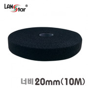 D[60049]벨크로타이 RoLL(대만산) 20mm 10M 블랙