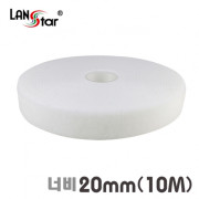 D[60050]벨크로타이 RoLL(대만산) 20mm 10M 화이트 