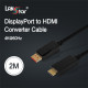디스플레이포트 to HDMI, 4K*2K 60Hz, 2M