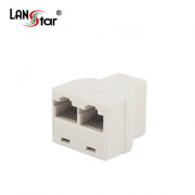 D[40030] CAT.5E 고급형 커플러 Y형 RJ45 8P8C 1:2 (선 타입)
