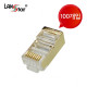 모듈러콘넥터 , RJ-45, CAT.6 STP,골드 콘넥터 8P8C