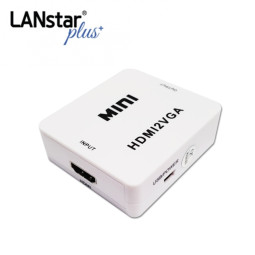 HDMI TO VGA 컨버터,오디오 지원 (100개)