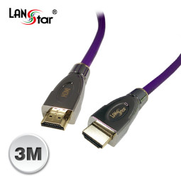 HDMI 2.0 케이블, M/M,Metal,Violet, 4K*2K 60Hz, 3M