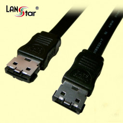 ESATA케이블 , M／M, BLACK, 1M