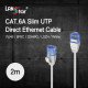 [LANstar] Cat.6A UTP 슬림 랜 케이블 2m [30607]