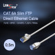 [LANstar] Cat.6A FTP 슬림 랜 케이블 0.5M [30613]