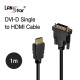 DVI to HDMI 케이블 , DVI18+1/M- HDMI 19/M, 1M [30628]