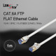 [LANstar] CAT.6A FTP 평면케이블 1m 화이트색상 [30638] (280개)