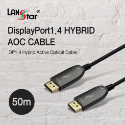 랜스타 LS-DPAOC-50M DisplayPort 1.4v AOC 케이블 50M