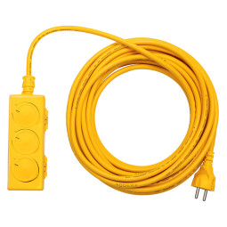 D-S3150 산업용 3구 멀티탭 220V 16A 1.5SQ 50호 44m