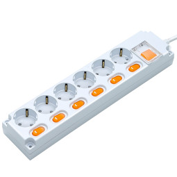 개별 Switch 6구 접지 10M 16A