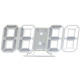 무소음 LED white 탁상 알람 시계 온도 달력 기능 벽시계 USB전원 EC-CL4-w