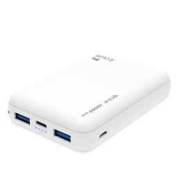액센 B110 QC3.0 PD18W 보조배터리 10000mAh C타입 지원 화이트