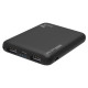 액센 B120 듀얼포트 슬림 보조배터리 5000mAh 5핀 C타입 입력지원 블랙
