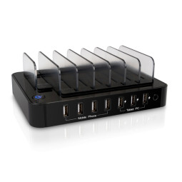 NEXT-07AC USB 7포트 거치형 충전기 66W 용량 제공