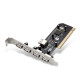 NEXT-105NEC. USB2.0 5포트 PCI 확장 카드(NFC 칩셋)