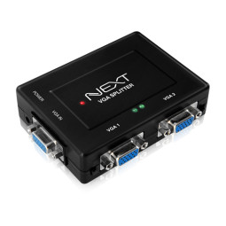 NEXT-2502VSP 1:2 VGA 모니터분배기(모니터 on/off 개별스위치 적용모델)