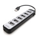 NEXT-407UHP  USB2.0 7포트유전원허브 ON/OFF스위치탑재