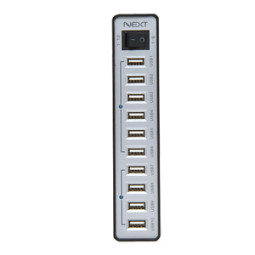 NEXT-510UHP USB2.0 7포트 유전원허브(포트별 전원스우치제공)