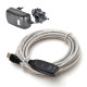 NEXT-USB05PW USB2.0 리피터 5M 케이블(5V 3A아답터 포함)