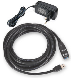 NEXT-USB05U3PW USB3.0 리피터 5M 케이블(DC 5V 아답터포함)